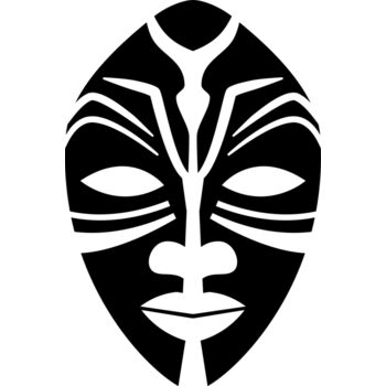 Maori Tribal Mask Thumbnail