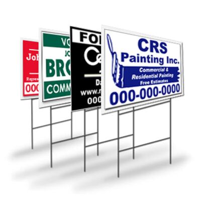 Yard Signs - Coroplast 23x18 (Double Sided Print) Thumbnail