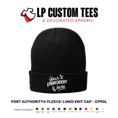 Fleece Lined Knit Cap Thumbnail