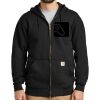 Midweight Hooded Zip Front Sweatshirt Thumbnail