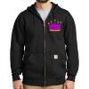 Midweight Hooded Zip Front Sweatshirt Thumbnail