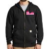 Midweight Hooded Zip Front Sweatshirt Thumbnail