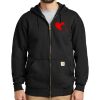 Midweight Hooded Zip Front Sweatshirt Thumbnail