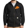 Midweight Hooded Zip Front Sweatshirt Thumbnail