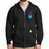 Midweight Hooded Zip Front Sweatshirt Thumbnail