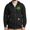 Midweight Hooded Zip Front Sweatshirt Thumbnail
