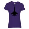 Heavy Cotton Women's V-Neck T-Shirt Thumbnail