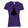 Heavy Cotton Women's V-Neck T-Shirt Thumbnail