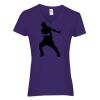 Heavy Cotton Women's V-Neck T-Shirt Thumbnail