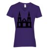 Heavy Cotton Women's V-Neck T-Shirt Thumbnail