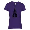Heavy Cotton Women's V-Neck T-Shirt Thumbnail