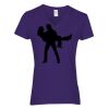 Heavy Cotton Women's V-Neck T-Shirt Thumbnail