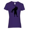 Heavy Cotton Women's V-Neck T-Shirt Thumbnail