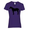 Heavy Cotton Women's V-Neck T-Shirt Thumbnail