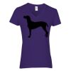 Heavy Cotton Women's V-Neck T-Shirt Thumbnail