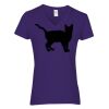 Heavy Cotton Women's V-Neck T-Shirt Thumbnail