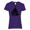 Heavy Cotton Women's V-Neck T-Shirt Thumbnail