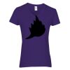 Heavy Cotton Women's V-Neck T-Shirt Thumbnail