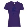 Heavy Cotton Women's V-Neck T-Shirt Thumbnail