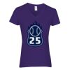 Heavy Cotton Women's V-Neck T-Shirt Thumbnail