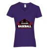 Heavy Cotton Women's V-Neck T-Shirt Thumbnail