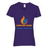 Heavy Cotton Women's V-Neck T-Shirt Thumbnail