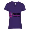 Heavy Cotton Women's V-Neck T-Shirt Thumbnail