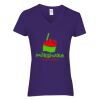 Heavy Cotton Women's V-Neck T-Shirt Thumbnail