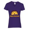 Heavy Cotton Women's V-Neck T-Shirt Thumbnail