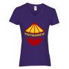 Heavy Cotton Women's V-Neck T-Shirt Thumbnail
