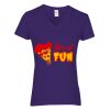 Heavy Cotton Women's V-Neck T-Shirt Thumbnail