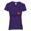 Heavy Cotton Women's V-Neck T-Shirt Thumbnail