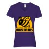 Heavy Cotton Women's V-Neck T-Shirt Thumbnail