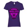 Heavy Cotton Women's V-Neck T-Shirt Thumbnail