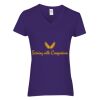 Heavy Cotton Women's V-Neck T-Shirt Thumbnail