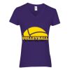 Heavy Cotton Women's V-Neck T-Shirt Thumbnail