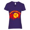 Heavy Cotton Women's V-Neck T-Shirt Thumbnail
