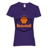 Heavy Cotton Women's V-Neck T-Shirt Thumbnail