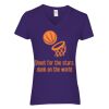 Heavy Cotton Women's V-Neck T-Shirt Thumbnail