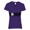 Heavy Cotton Women's V-Neck T-Shirt Thumbnail
