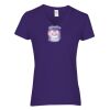 Heavy Cotton Women's V-Neck T-Shirt Thumbnail
