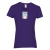 Heavy Cotton Women's V-Neck T-Shirt Thumbnail