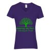 Heavy Cotton Women's V-Neck T-Shirt Thumbnail