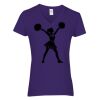 Heavy Cotton Women's V-Neck T-Shirt Thumbnail
