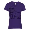 Heavy Cotton Women's V-Neck T-Shirt Thumbnail