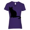 Heavy Cotton Women's V-Neck T-Shirt Thumbnail
