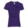 Heavy Cotton Women's V-Neck T-Shirt Thumbnail