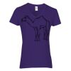 Heavy Cotton Women's V-Neck T-Shirt Thumbnail