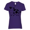 Heavy Cotton Women's V-Neck T-Shirt Thumbnail