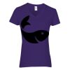 Heavy Cotton Women's V-Neck T-Shirt Thumbnail